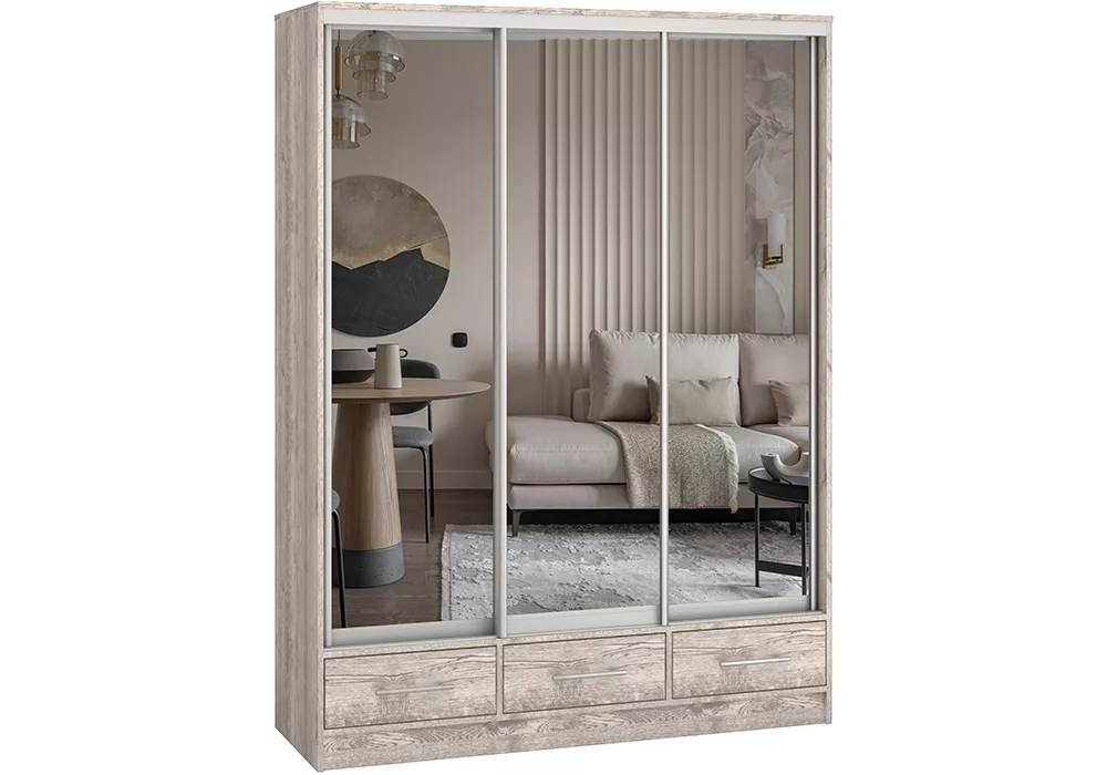 Корпусный шкаф Версаль-150 Зеркало Дизайн-2