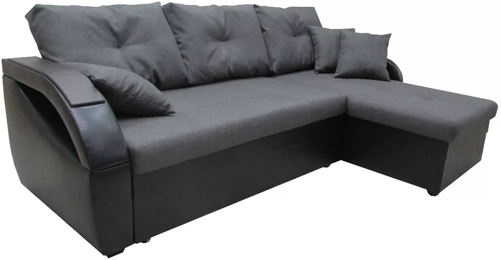  угловой диван из рогожки Мартин