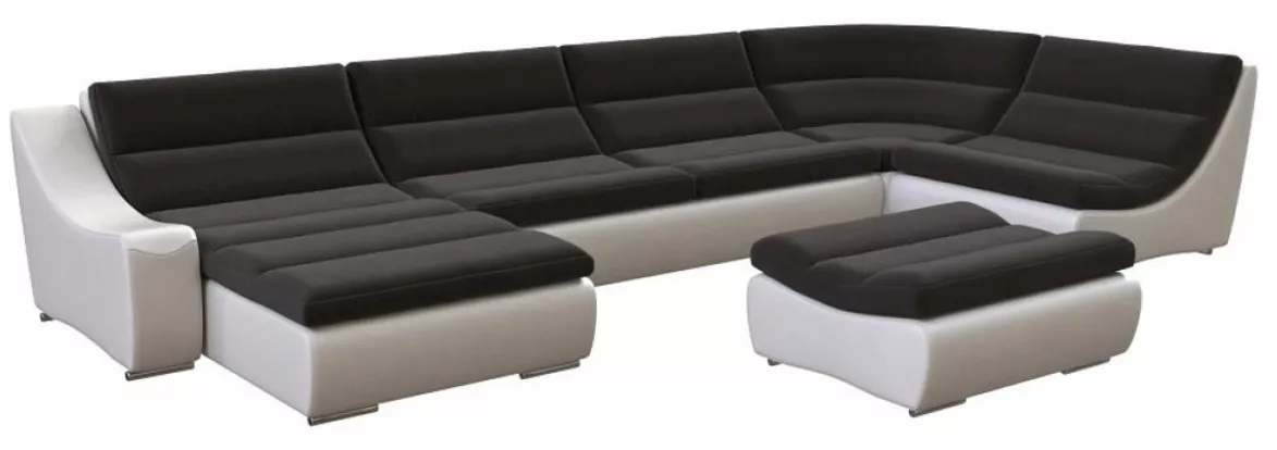 Модульный диван для школы Монреаль-7 Nero Lux