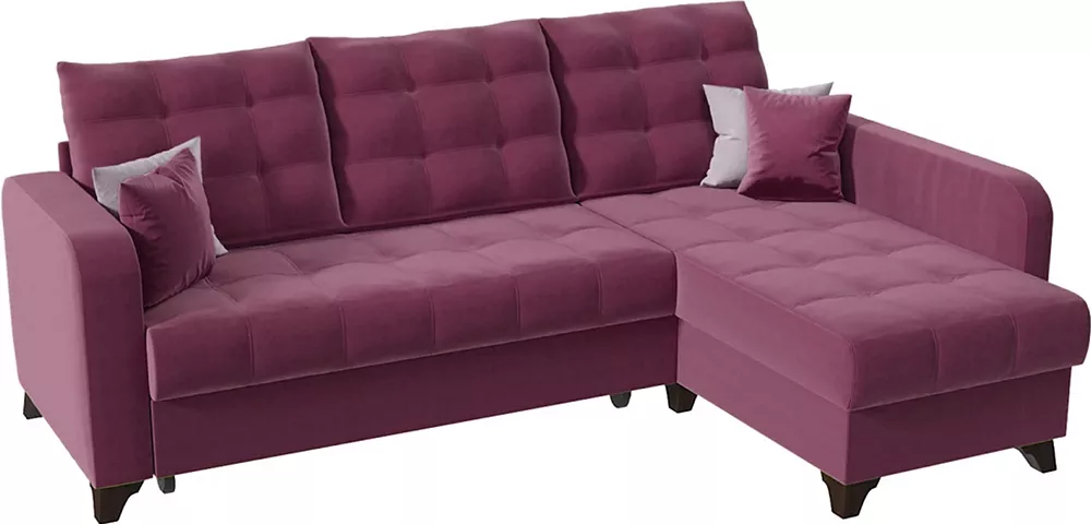 Угловой диван для спальни Беллано (Белла) Плум