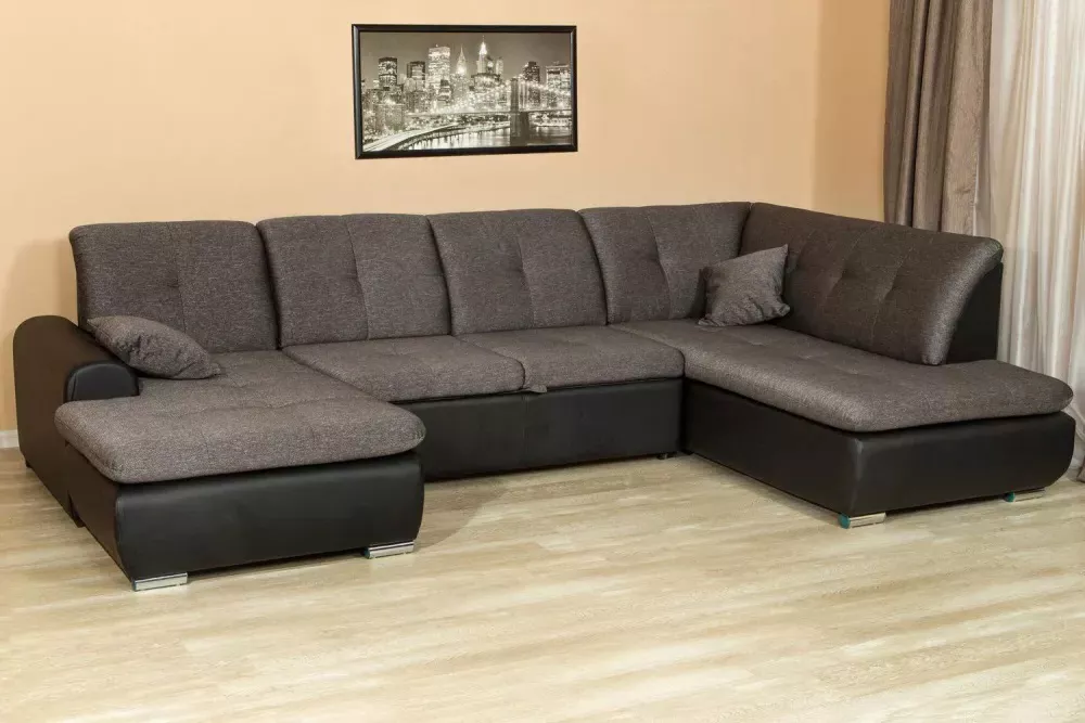 угловой диван из рогожки Кристофер Дизайн 2