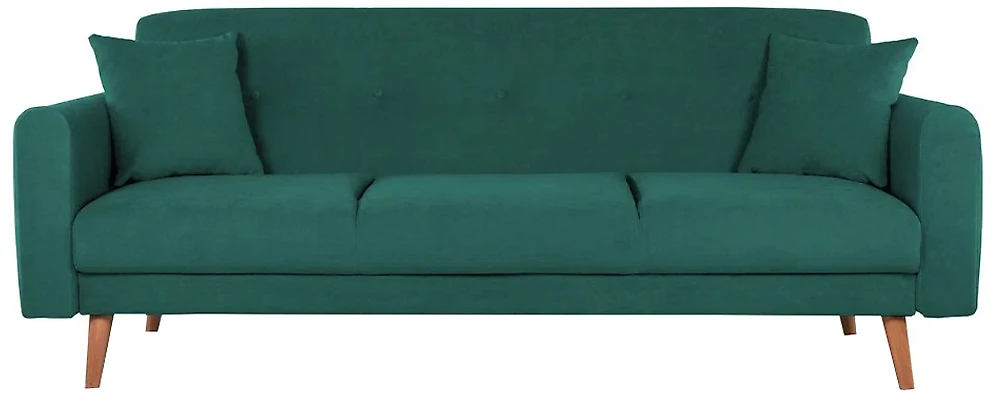 диван зеленого цвета Паэн трехместный Дизайн 2
