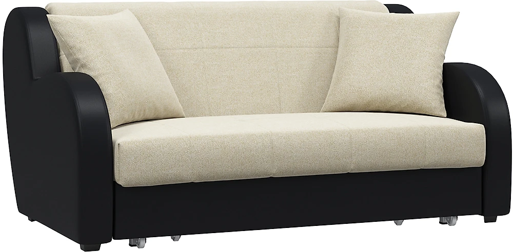 Выкатной прямой диван Барон с подлокотниками Дизайн 3