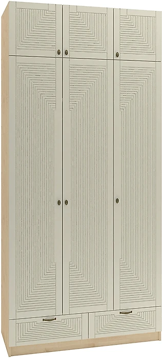 Шкаф с антресолью распашной Фараон Т-13 Дизайн-1