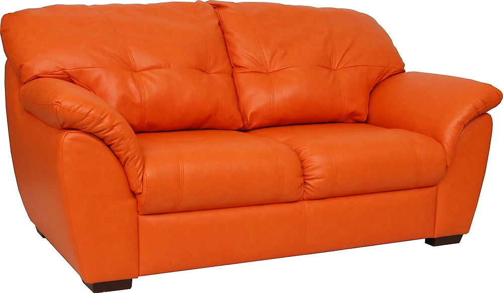 Оранжевый диван Честер-2 (Орион-2) Оранж двухместный