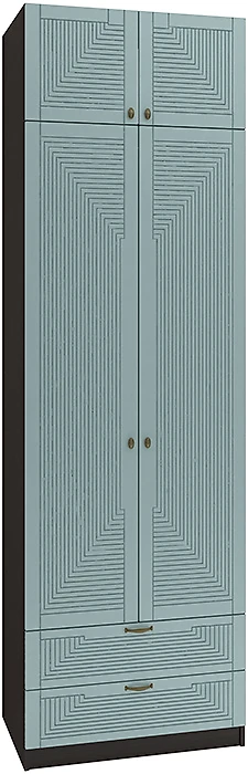 Шкаф с антресолью распашной Фараон Д-7 Дизайн-3