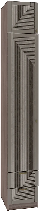 Шкаф коричневого цвета Фараон П-9 Дизайн-2