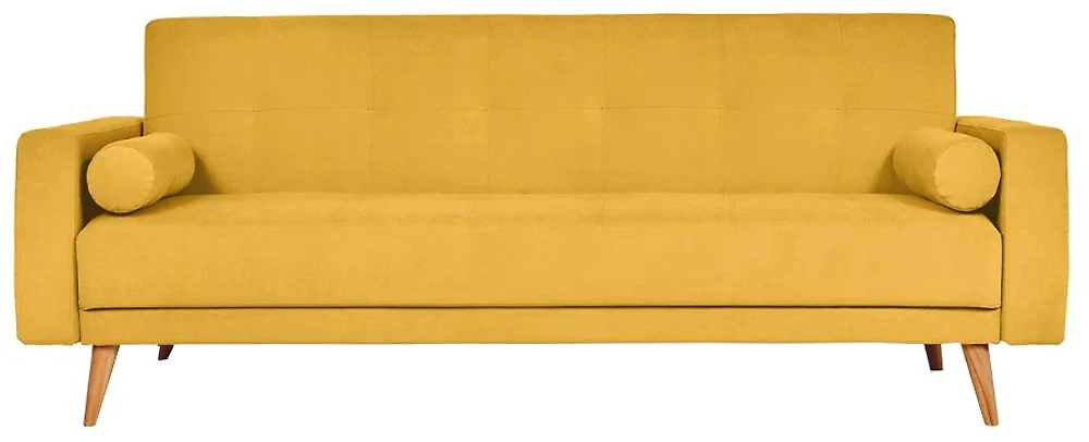 Жёлтый прямой диван Сэлвик трехместный Дизайн 1