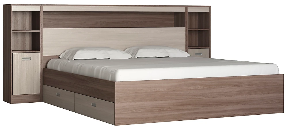 широкая кровать Виктория-4-180 Дизайн-3