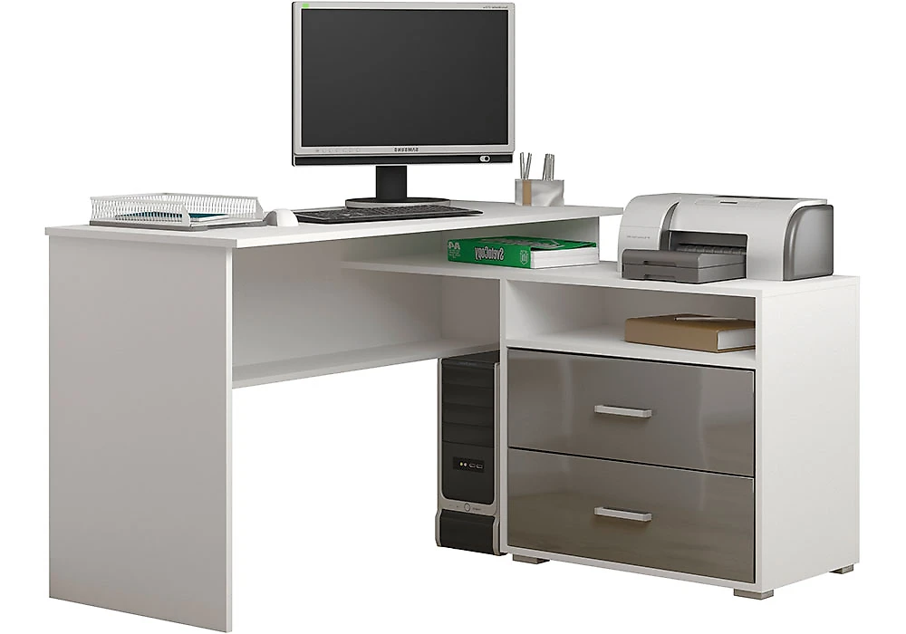 Письменный стол  СПУ-12 МДФ Дизайн-1