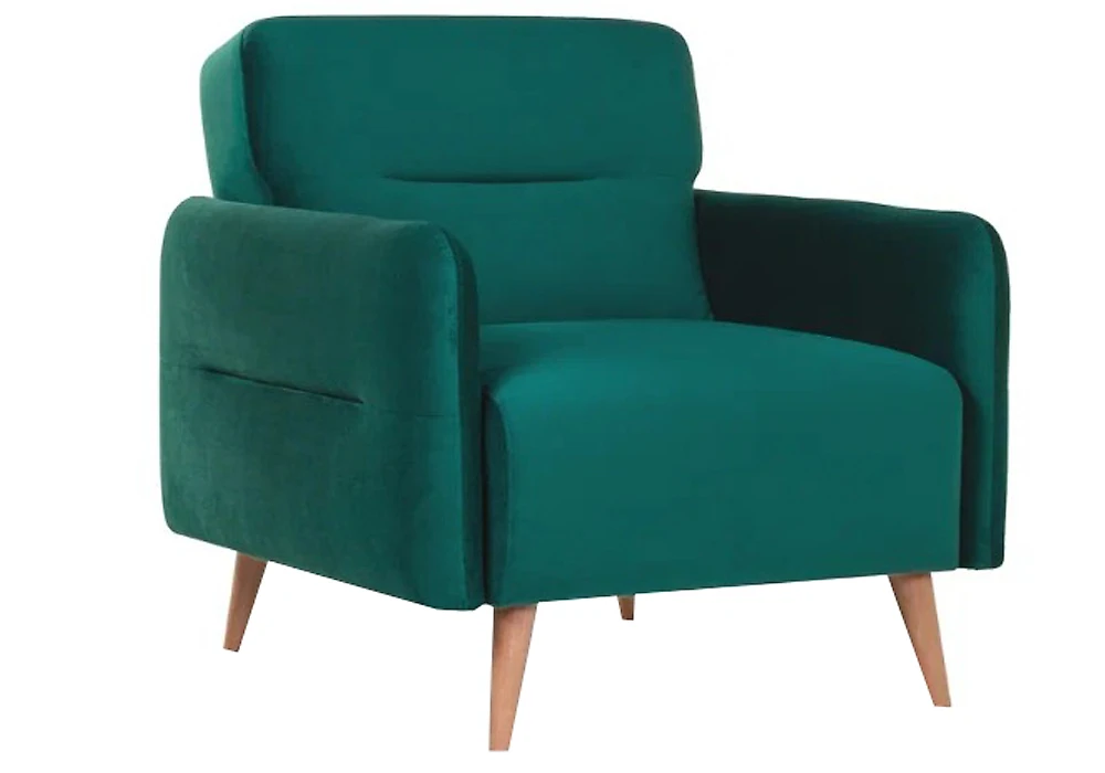 Зелёное кресло Хюгге Дизайн 2