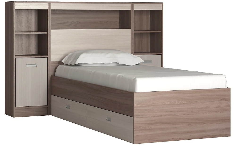 Широкая кровать Виктория-4-80 Дизайн-3