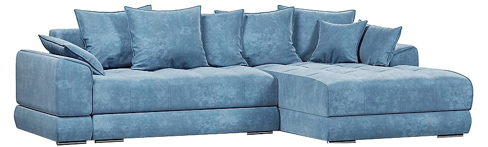 Угловой диван для гостиной Стиль (Модерн, Nordkisa) Блю