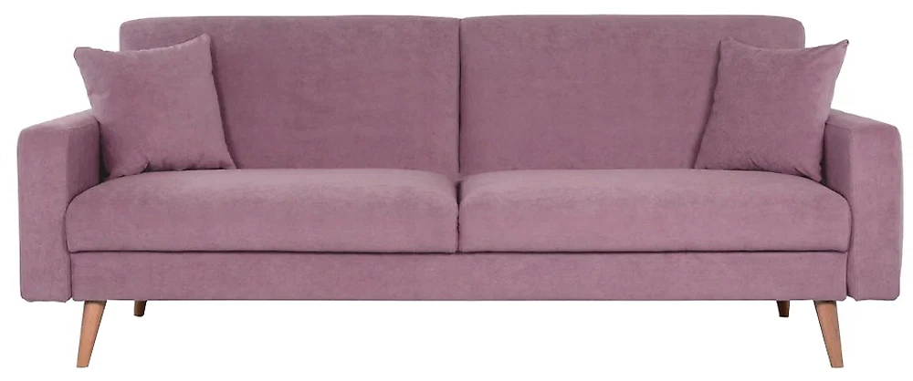 Прямой диван из велюра  Верден трехместный Дизайн 1