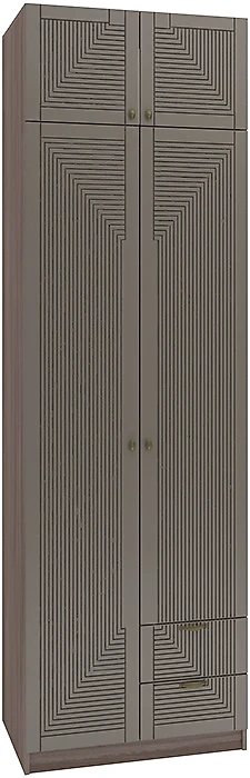Распашной шкаф с антресолью Фараон Д-9 Дизайн-2