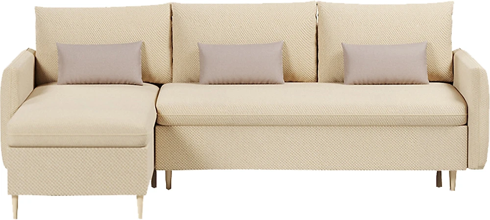 Угловой диван для гостиной Рон Амиго Беж