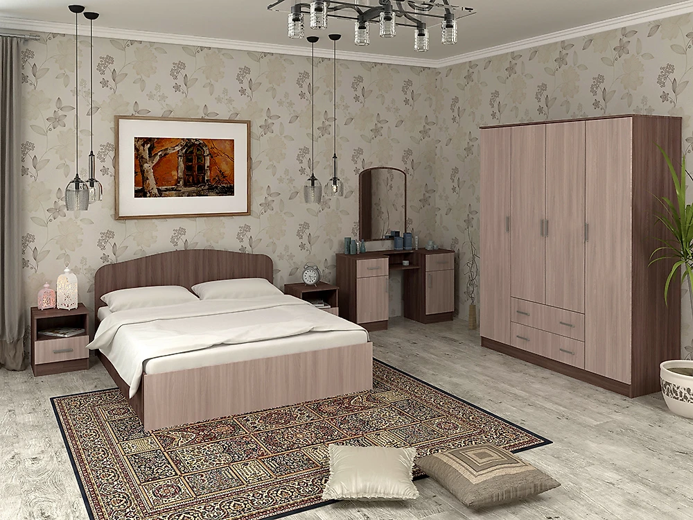 Модульная спальня  Тавла-17 Л Дизайн-2