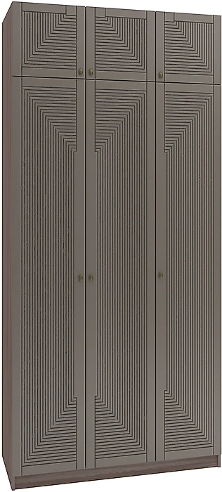 Шкаф коричневого цвета Фараон Т-10 Дизайн-2