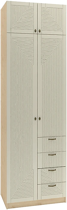 Шкаф с антресолью распашной Фараон Д-11 Дизайн-1