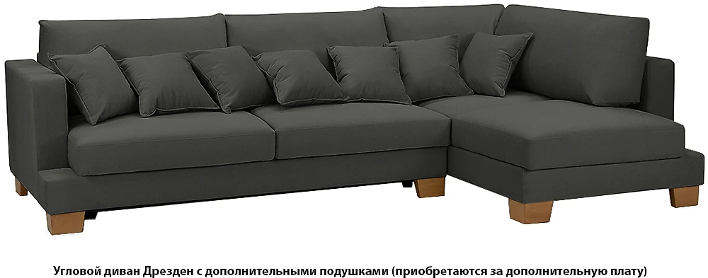 Черный диван еврокнижка Дрезден Макси Дизайн 2