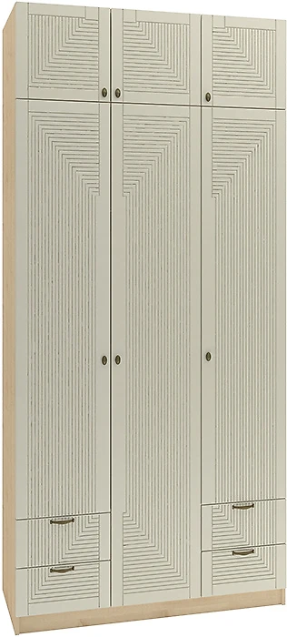 Шкаф с антресолью распашной Фараон Т-17 Дизайн-1