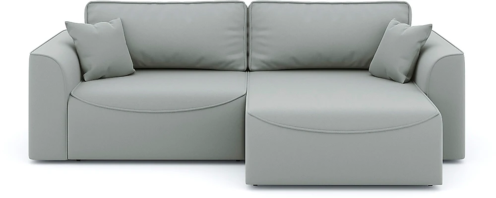 Угловой диван оранжевый Рафаэль Плюш Дизайн-19