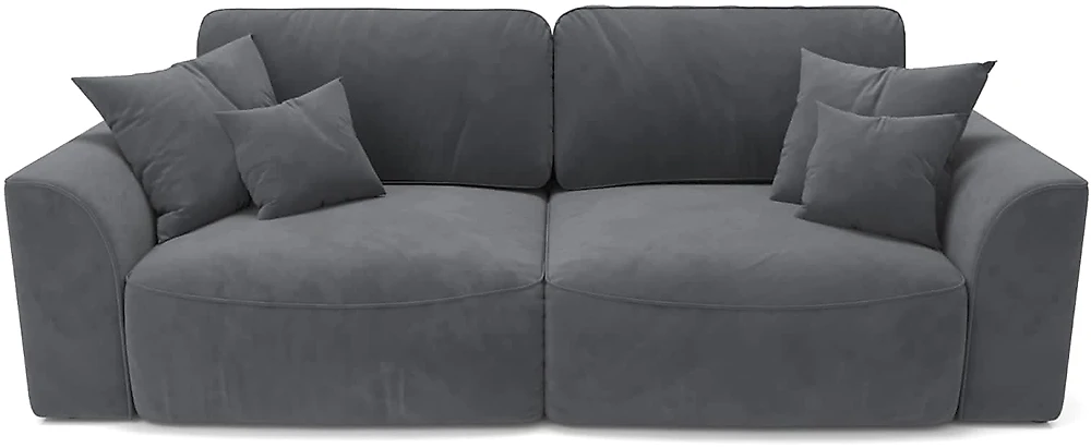 Прямой диван серого цвета Рафаэль Дизайн 3