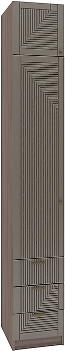 Шкаф коричневого цвета Фараон П-10 Дизайн-2