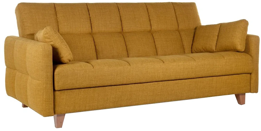 Прямой диван с пружинным блоком Ригдом трехместный Дизайн 1