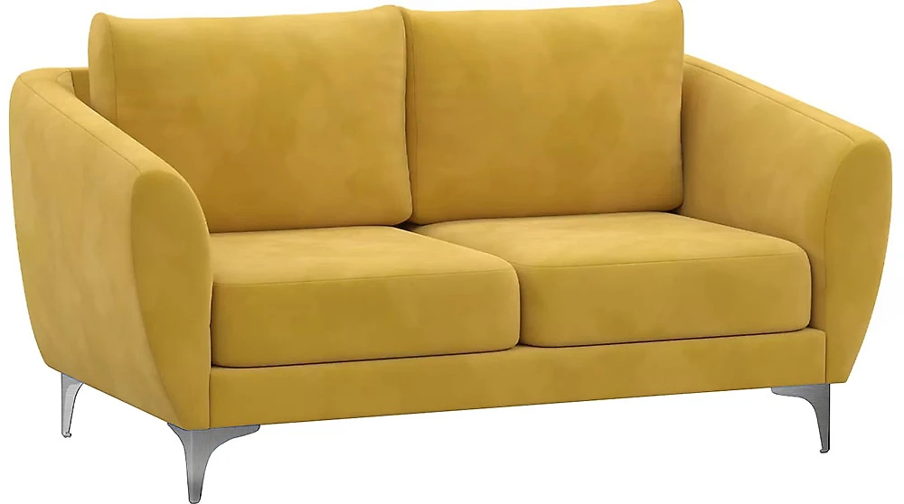Жёлтый прямой диван Дана Еллоу
