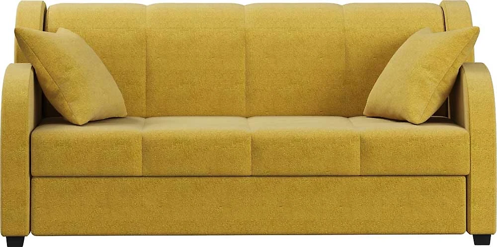 Выкатной прямой диван Барон с подлокотниками Дизайн 2