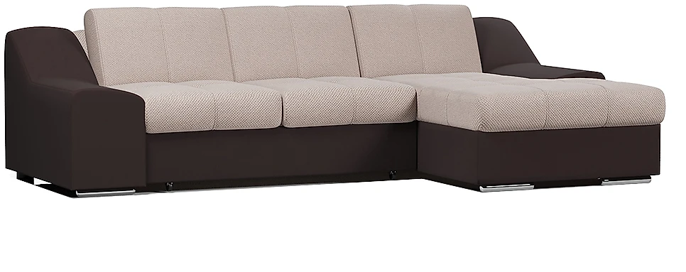 Угловой диван с подушками Чикаго Браун