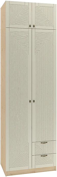 Шкаф распашной бежевый Фараон Д-9 Дизайн-1