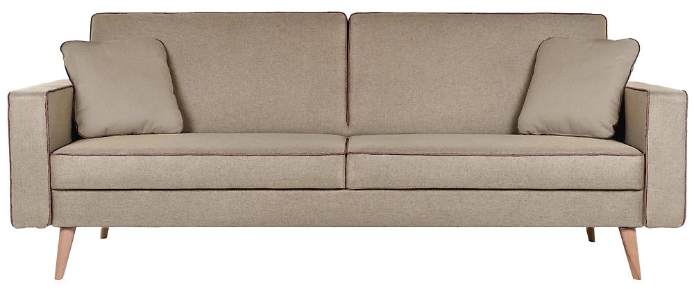 Прямой диван на ножках Берус трехместный Дизайн 2