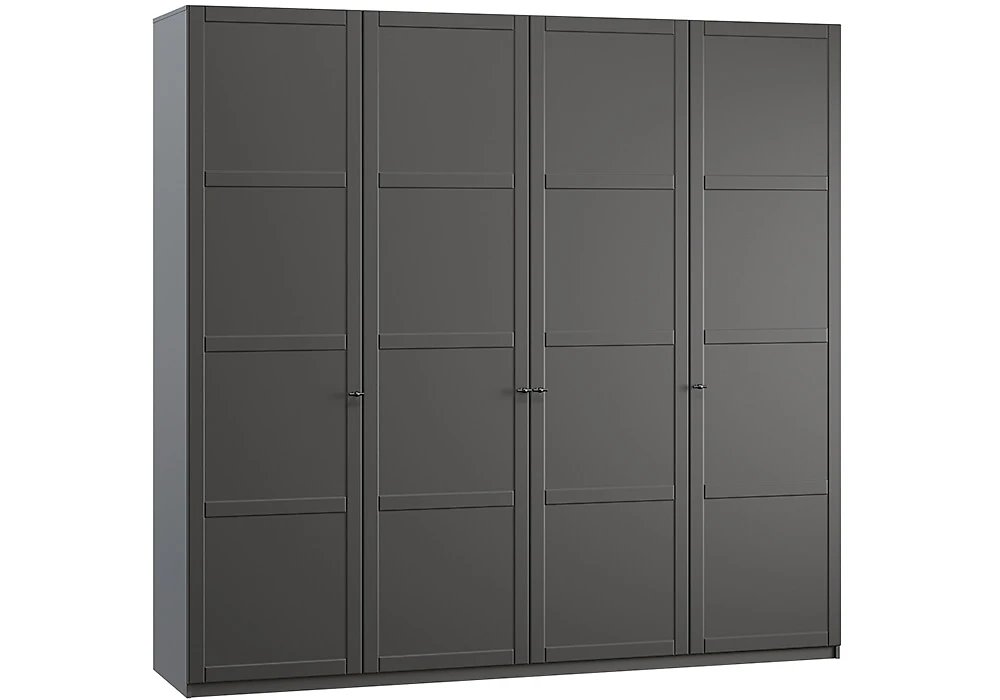 Серый распашной шкаф Скаген-4.1 Дизайн-2