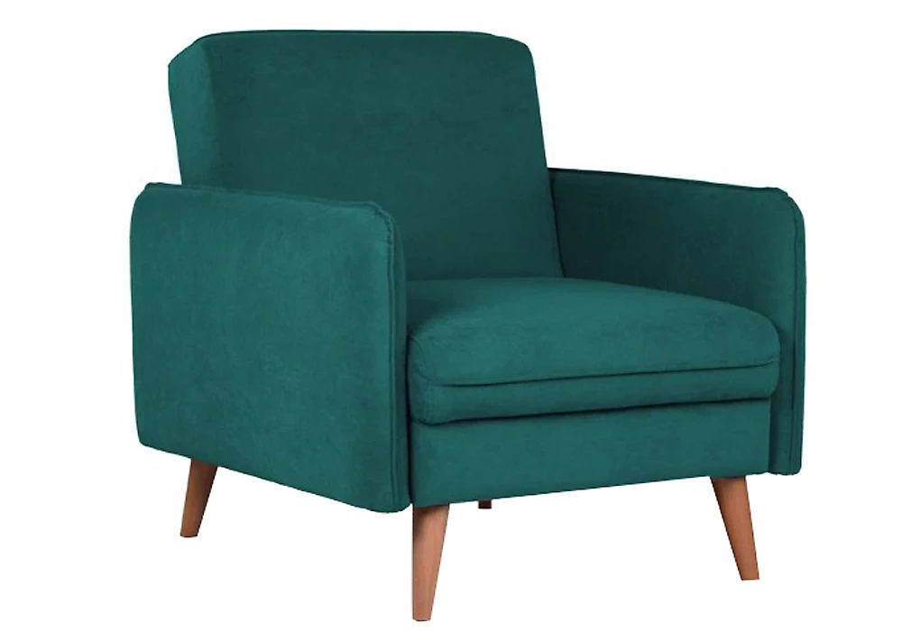 Зелёное кресло Энн Дизайн 3